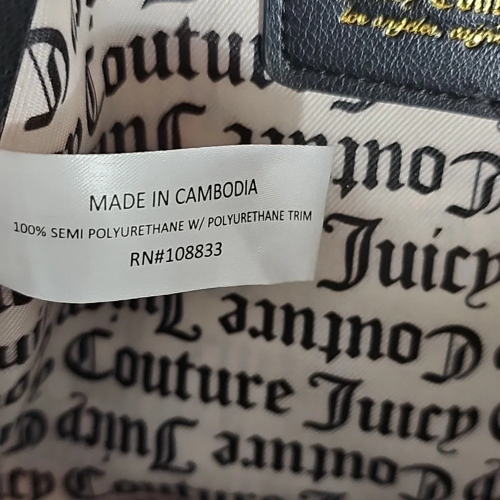 Juicy Couture Floral Mini Backpack with Pink Heart Pocket - Picture 7 of 8